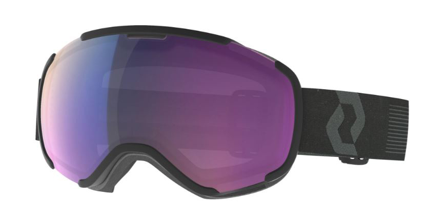 очки маска для горных лыж scott faze ll mineral black/enhancer teal chrome