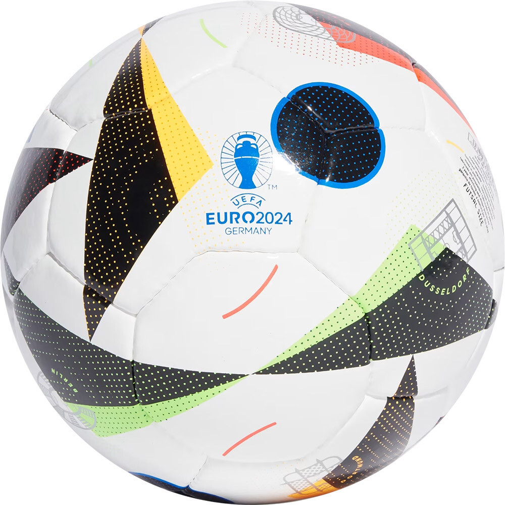 мяч футбольный adidas euro24 pro sala in9364, р.4, fifa quality pro, мультиколор