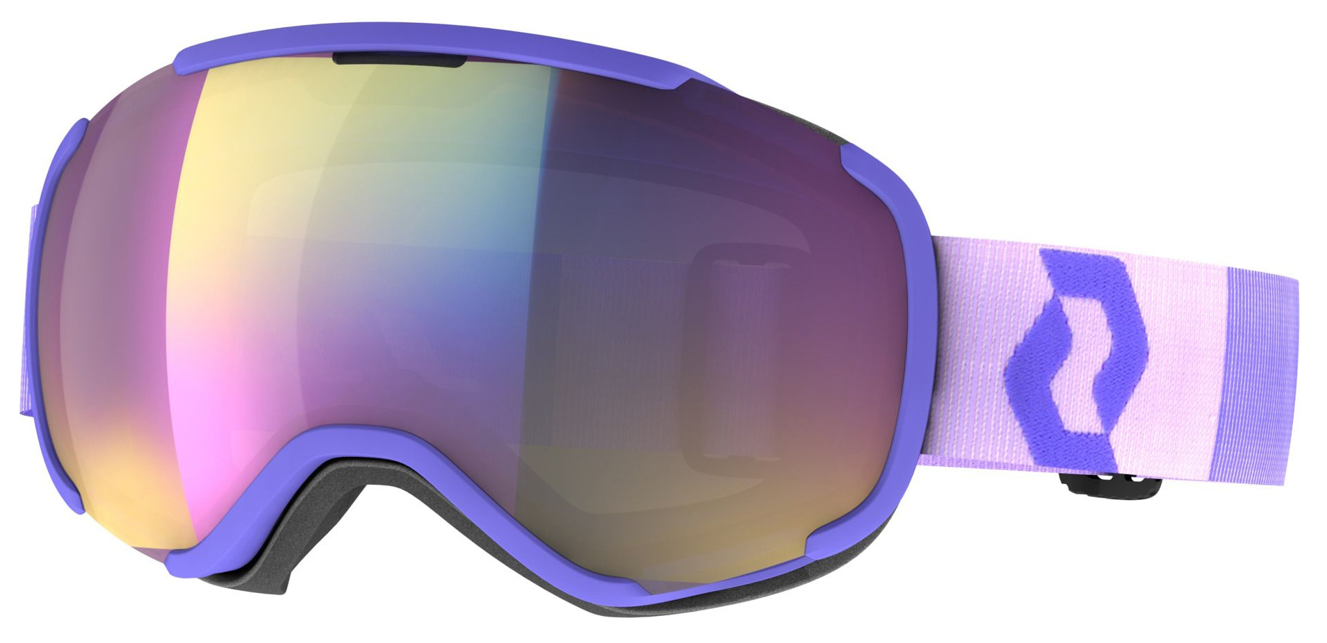 очки маска для горных лыж scott faze ll lavender purple enhancer teal chrome