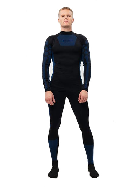 Термобелье костюм мужской Nordski Snake black/blue