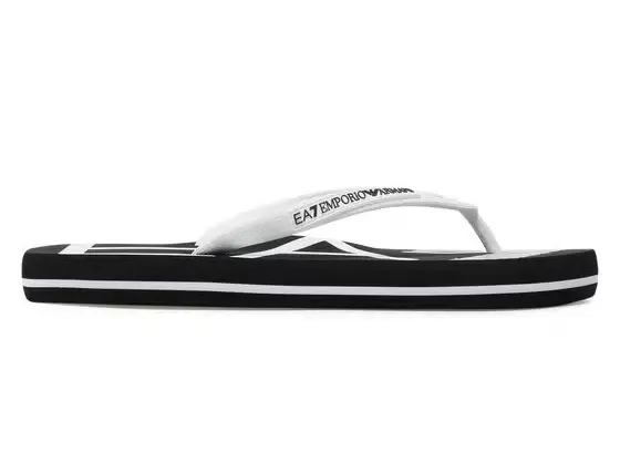 Сланцы мужские EA7 Emporio Armani XCQ004 black/white