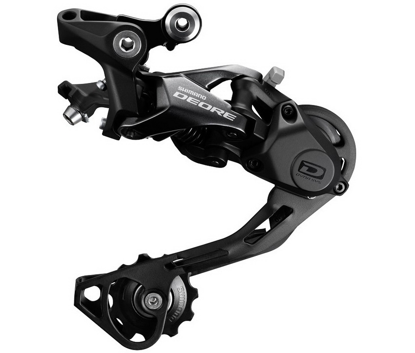 Переключатель задний Shimano Deore, M6000, GS, 10 ск, для кассет 11-42Т