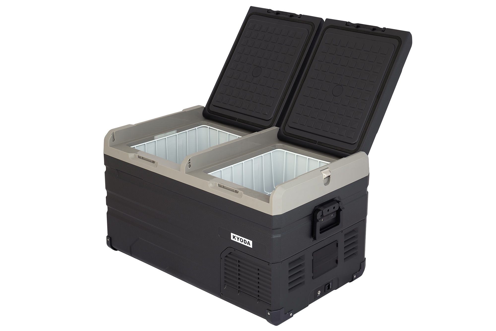 Автохолодильник Kyoda TW75WH-E NEW, двухкамерный 75л