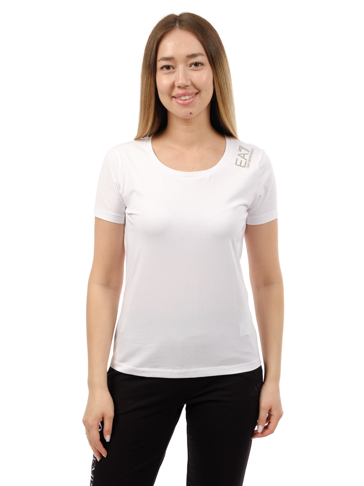 Футболка женская EA7 Emporio Armani 8NTT50 white