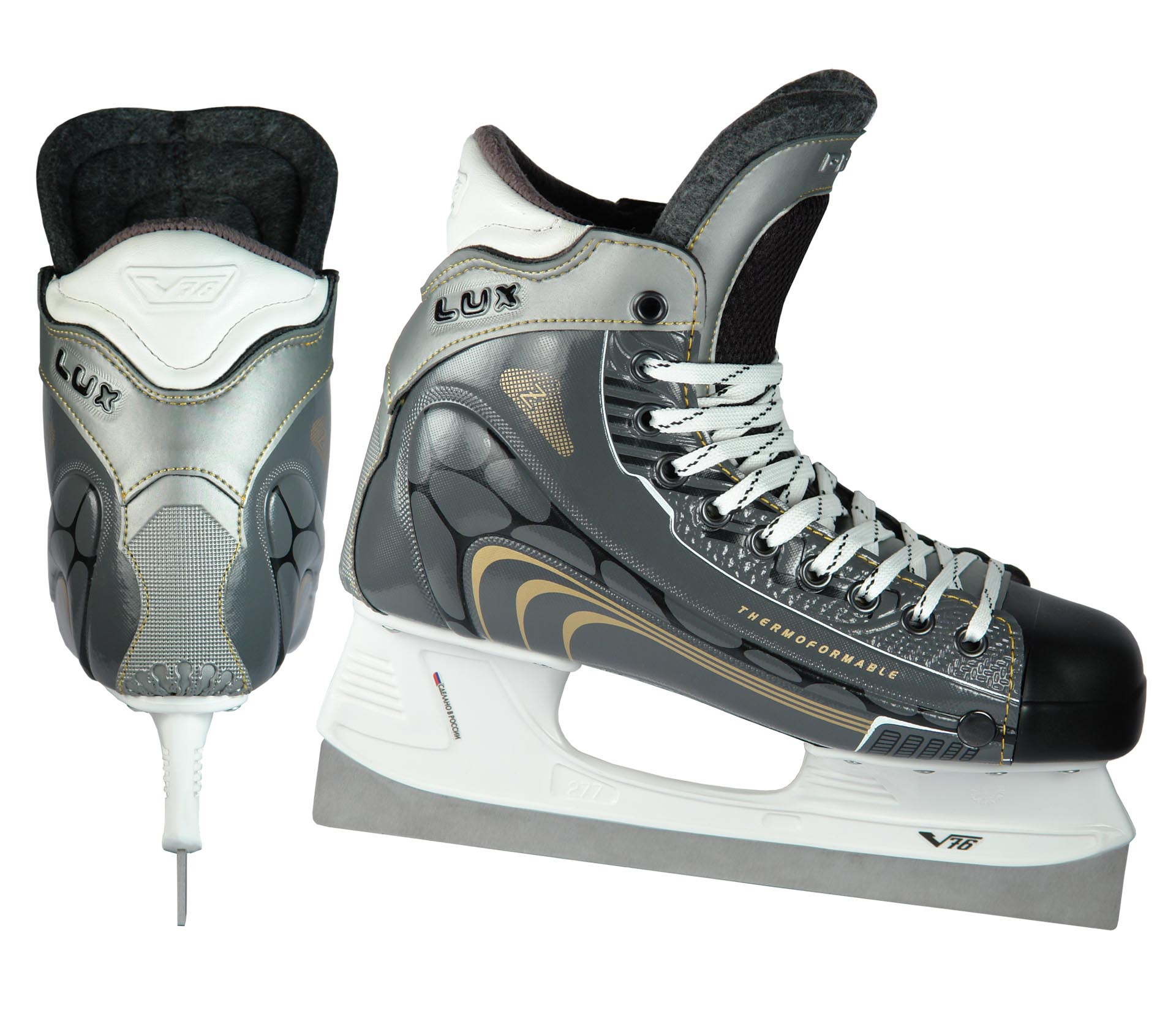 Коньки для хоккея с мячом Vels V76 Lux Pro ZS