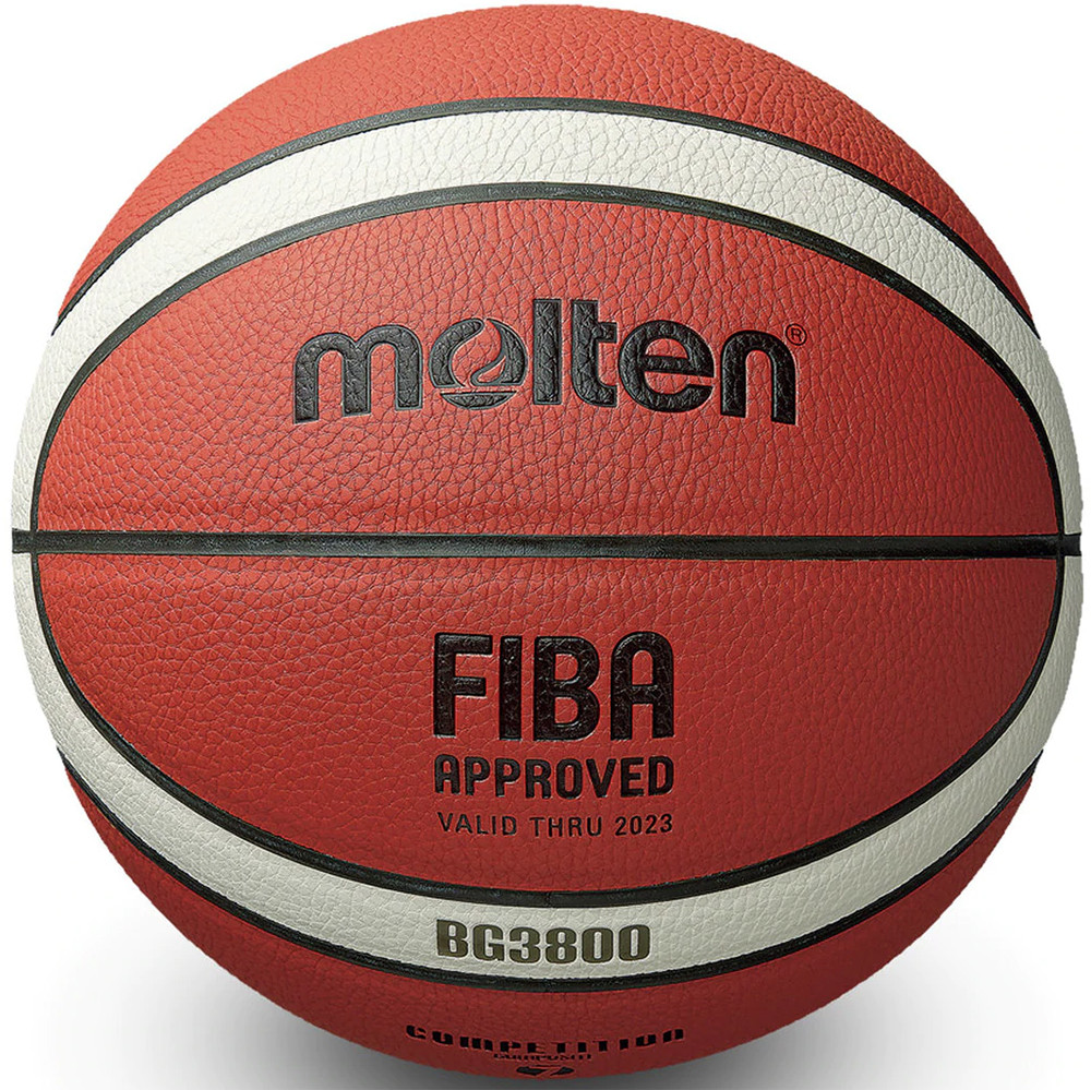 Мяч баскетбольный Molten B6G3800 FIBA Appr, ПУ, р.6 корич./беж./черн.