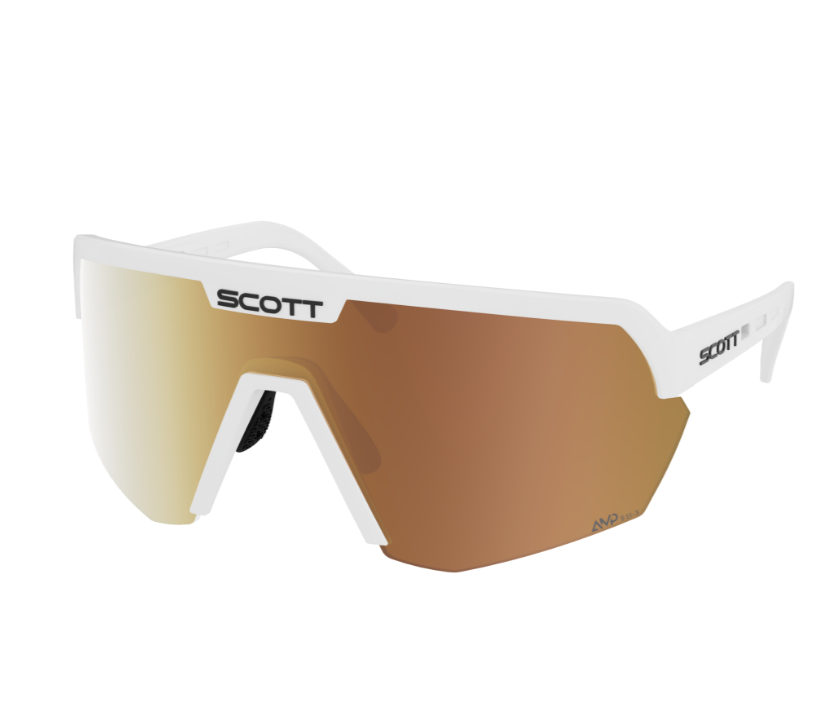 Очки Scott Sport Shield LS white matt/AMP LS gold chrome S1-3