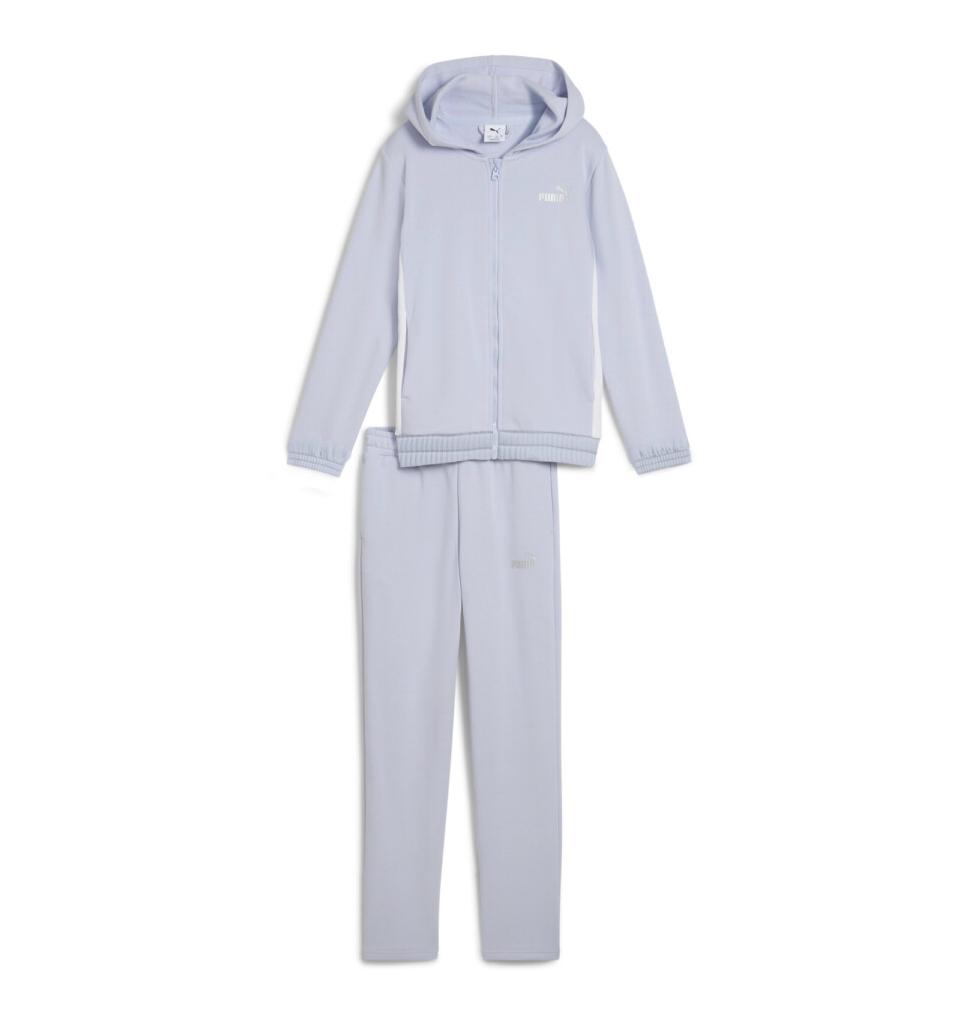 Костюм детский Puma Metallic Hooded Sweat Suit TR G голубой