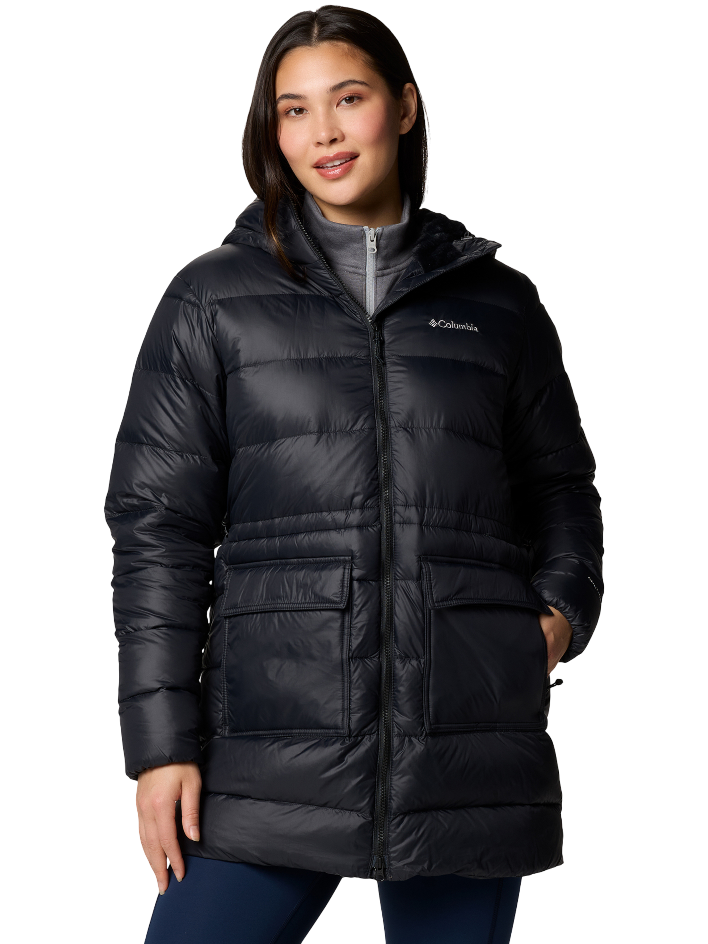 Куртка женская Columbia Harmony Falls Mid Down чёрный