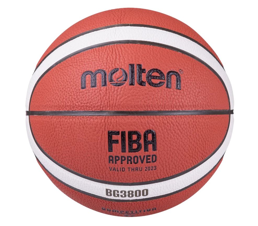 Мяч баскетбольный Molten B7G3800 FIBA, ПУ, р.7 корич./беж./черн.