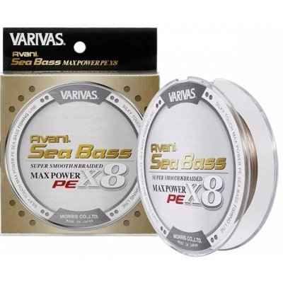 Шнур Varivas PE 8 Avani Sea Bass Super Smooth Max PE X8 (Gold) 150m 1.2 24.1Lb