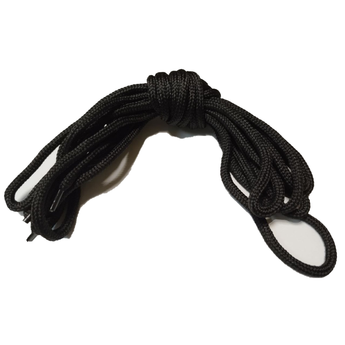 Шнурки для внутренних ботинок d2,5мм, 165см., черные