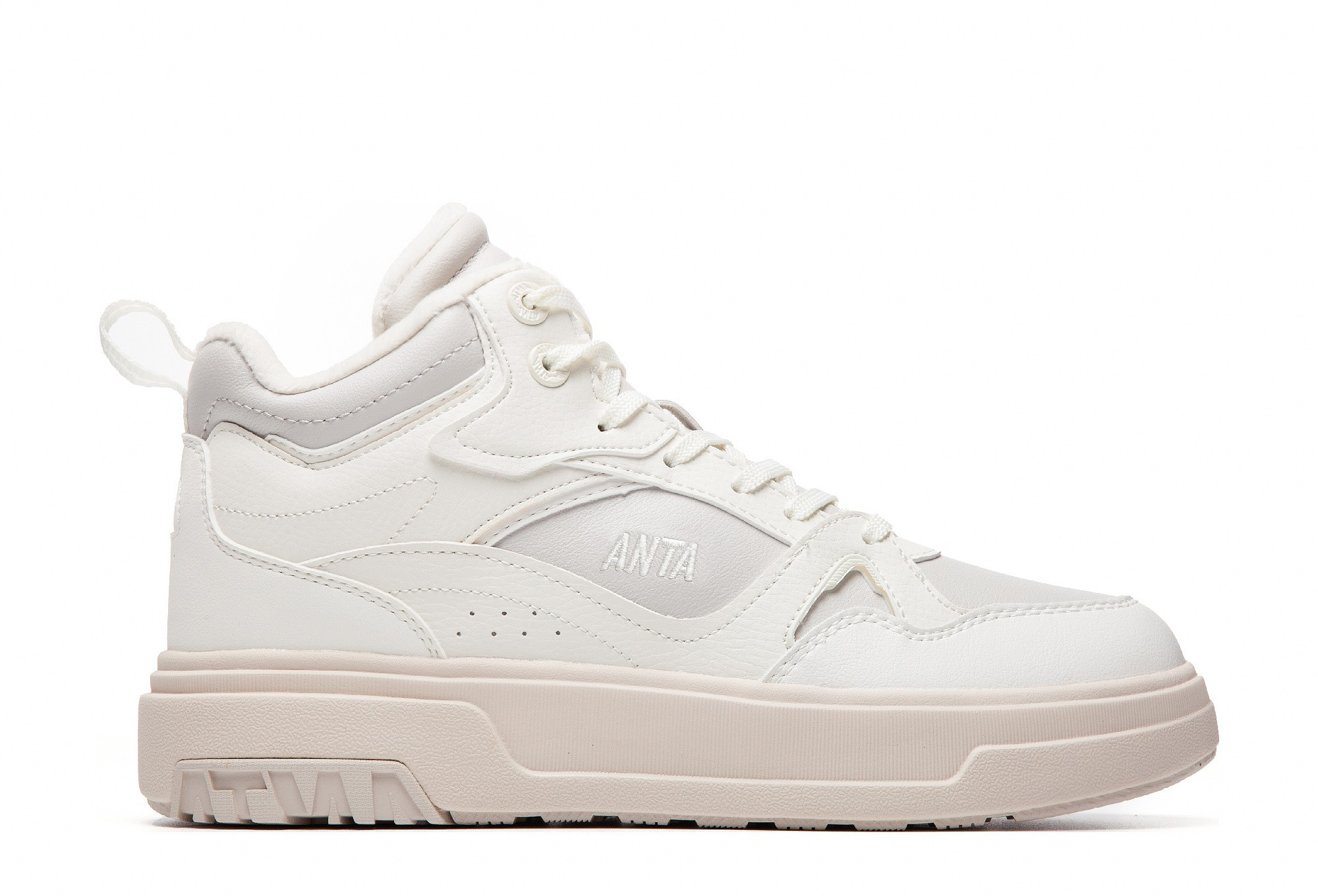 Кеды женские Anta 822438902E-1 серый/бежевый