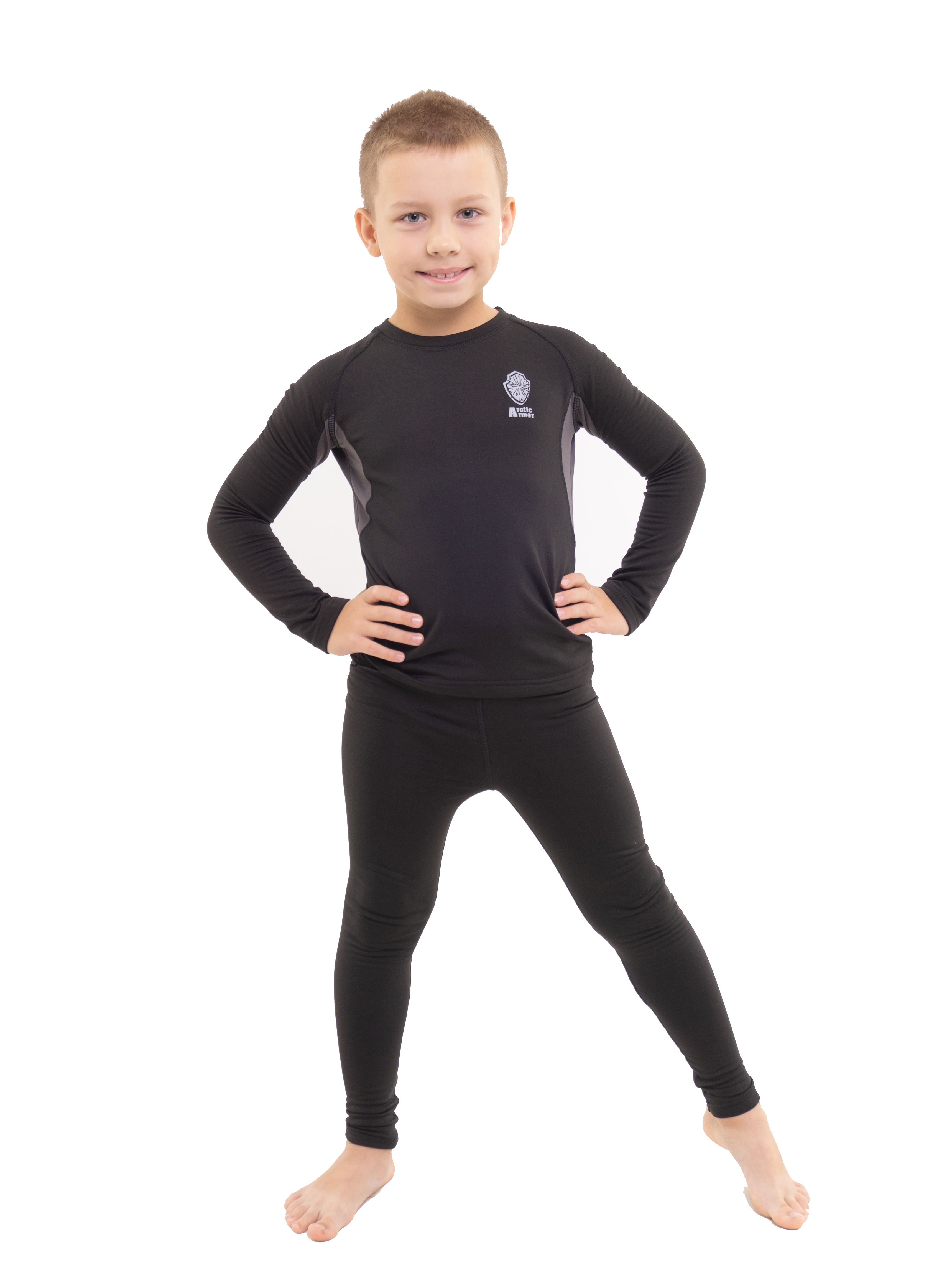 Термобелье костюм детский Saimaa Arctic Armor черный