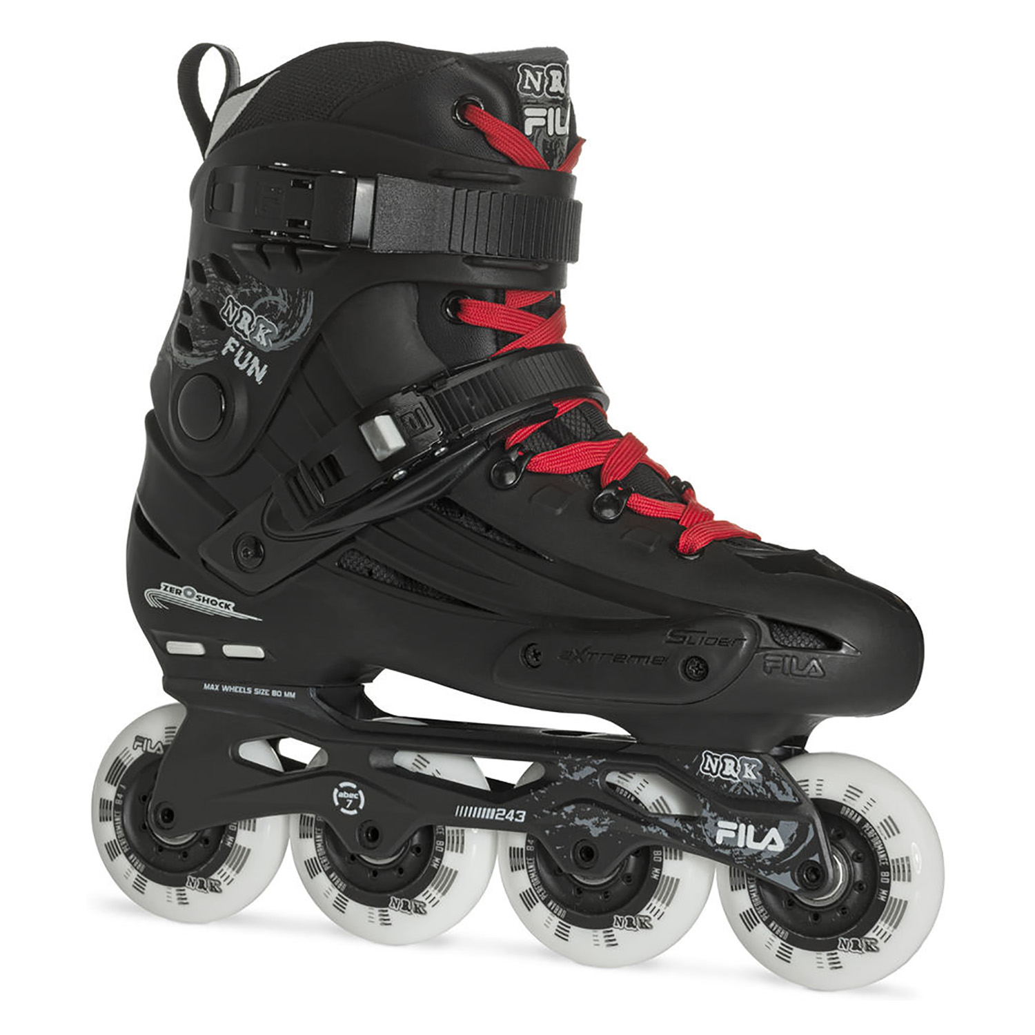Коньки роликовые Fila NRK Fun, black/red
