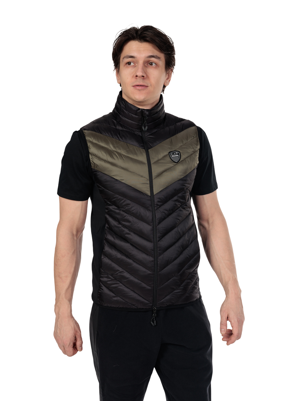 Жилет мужской EA7 Emporio Armani 7M000468 black/grape leaf 