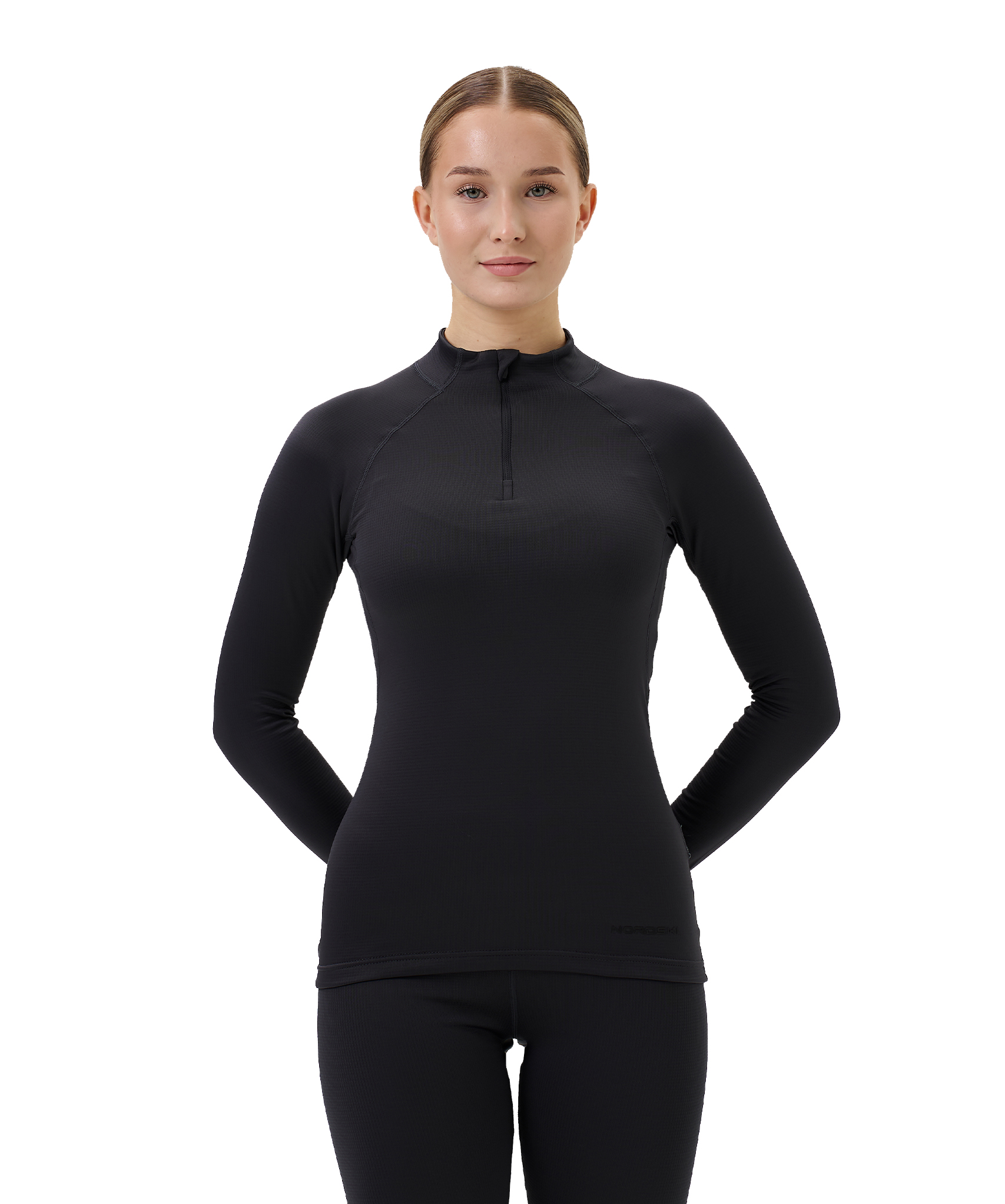 Термобелье кофта женская Nordski Intense HZ grey