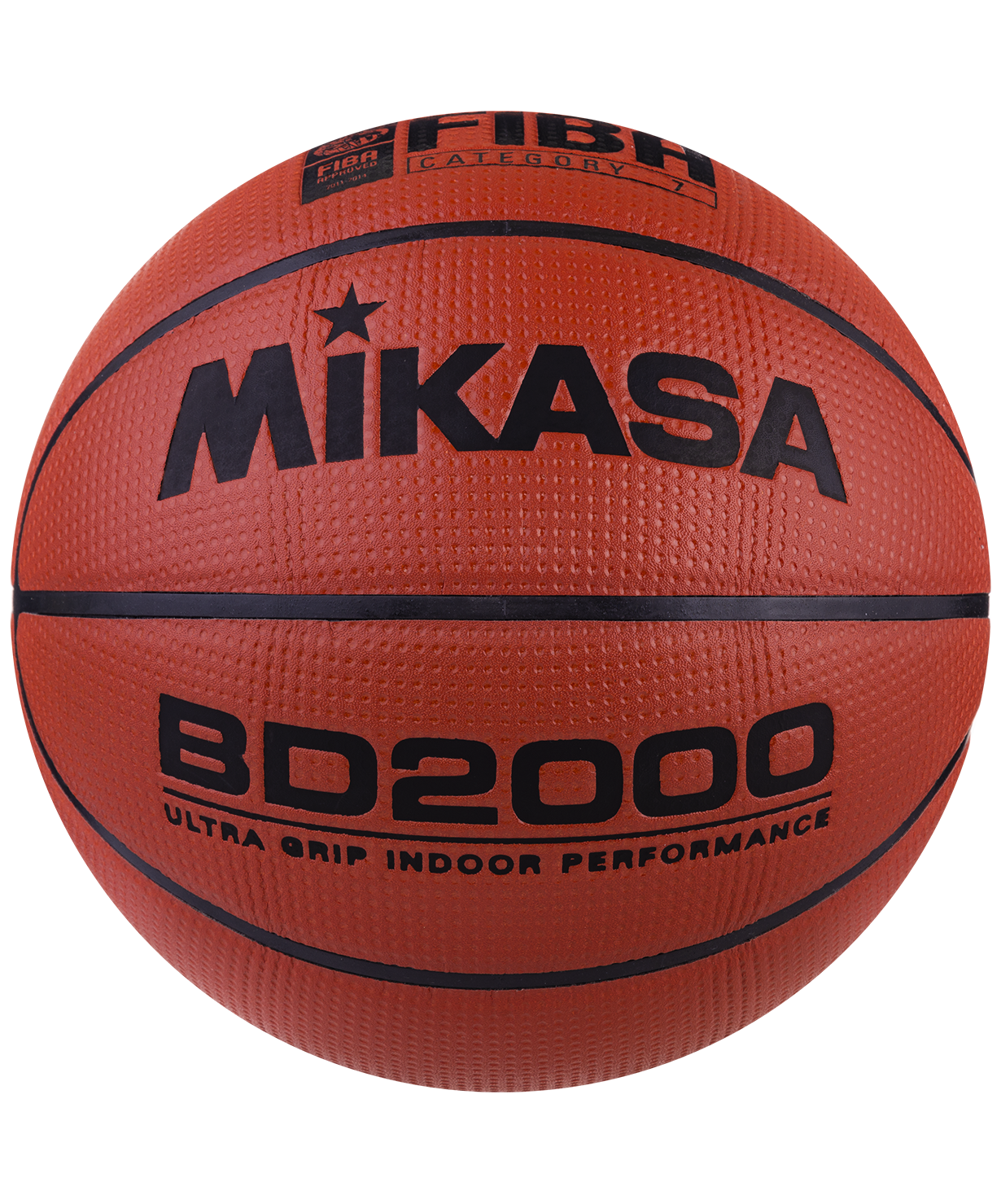 Мяч баскетбольный Mikasa BD2000 Syn, микрофибра, р.7 Fiba