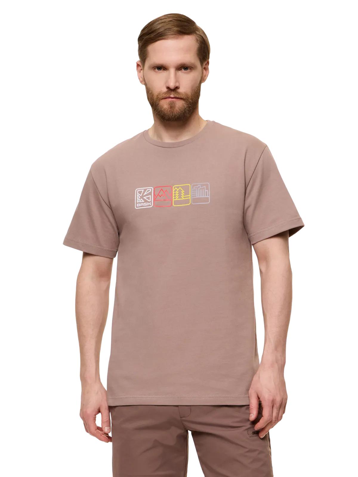 Футболка мужская Bask Symbols латте