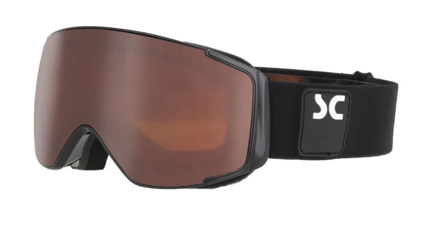 Очки маска для горных лыж Ultrascout Trophy Shiny black/orangw lens with mirror coating S2