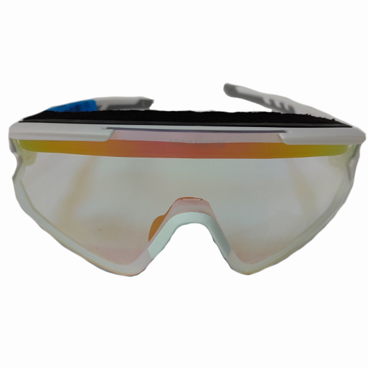 Очки маска для беговых лыж Los Raketos Shackle Blue Chrom Polarised S3,0