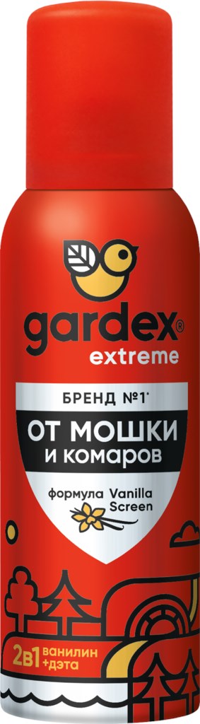 Аэрозоль Gardex Extreme от мошек и комаров 100мл