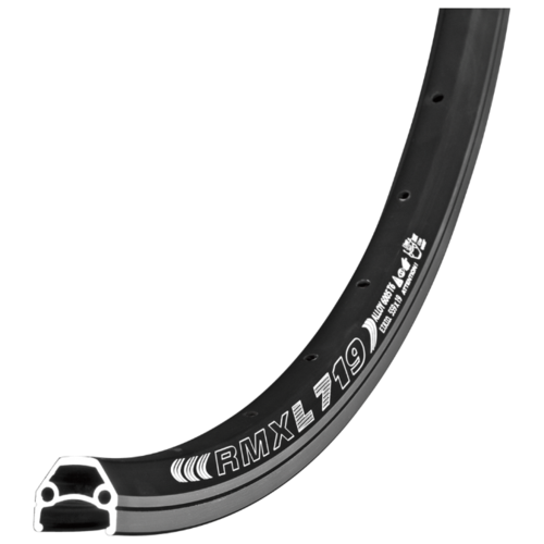 Обод 27,5” Remerx, “DRAGON LINE L719”, 584x19, 32 спицы, двойной, с индикатором износа, черный