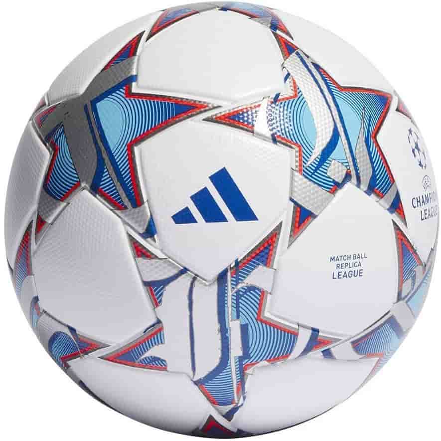 мяч футбольный adidas ucl league, ia0954, р.5, fifa quality, тпу, белый/голубой/красный