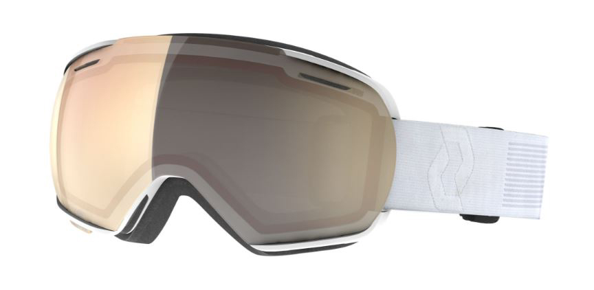 очки маска для горных лыж scott lynx ls mineral white light sensitive bronze chrome