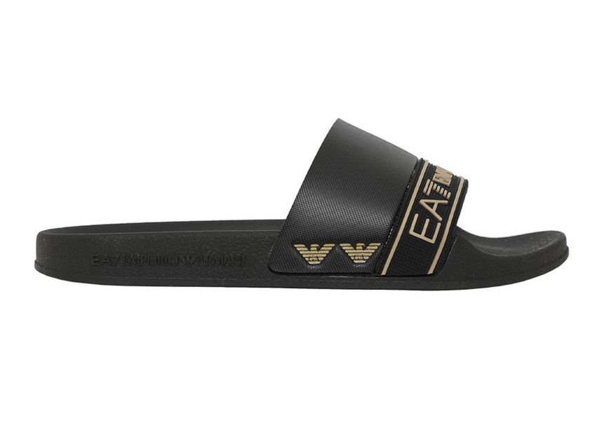 Сланцы мужские EA7 Emporio Armani XCP011 black/gold