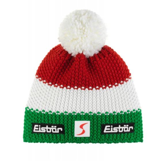 Шапка Eisbaer Star Pompon electric/white