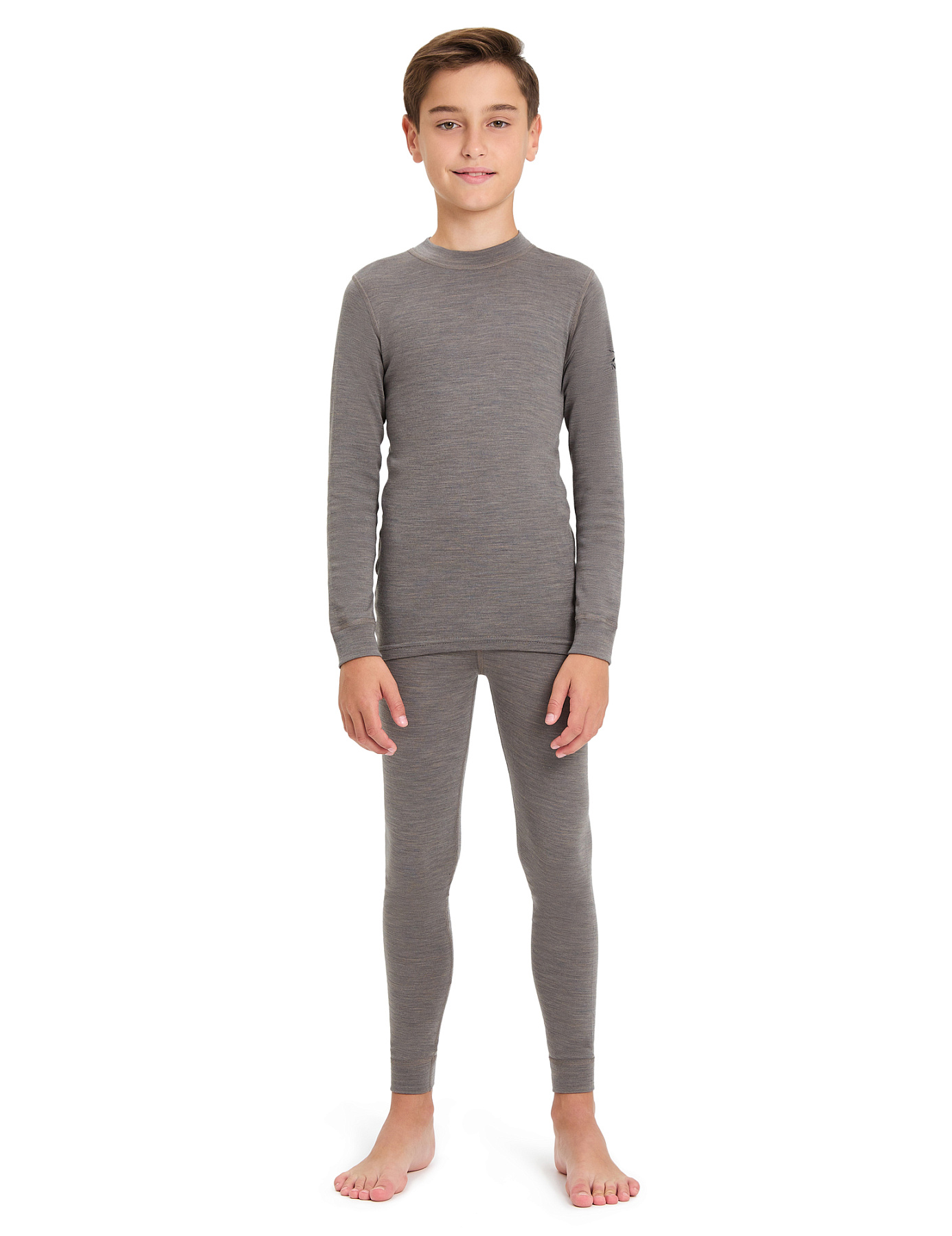Термобелье костюм детский Norveg Soft JR серо-бежевый