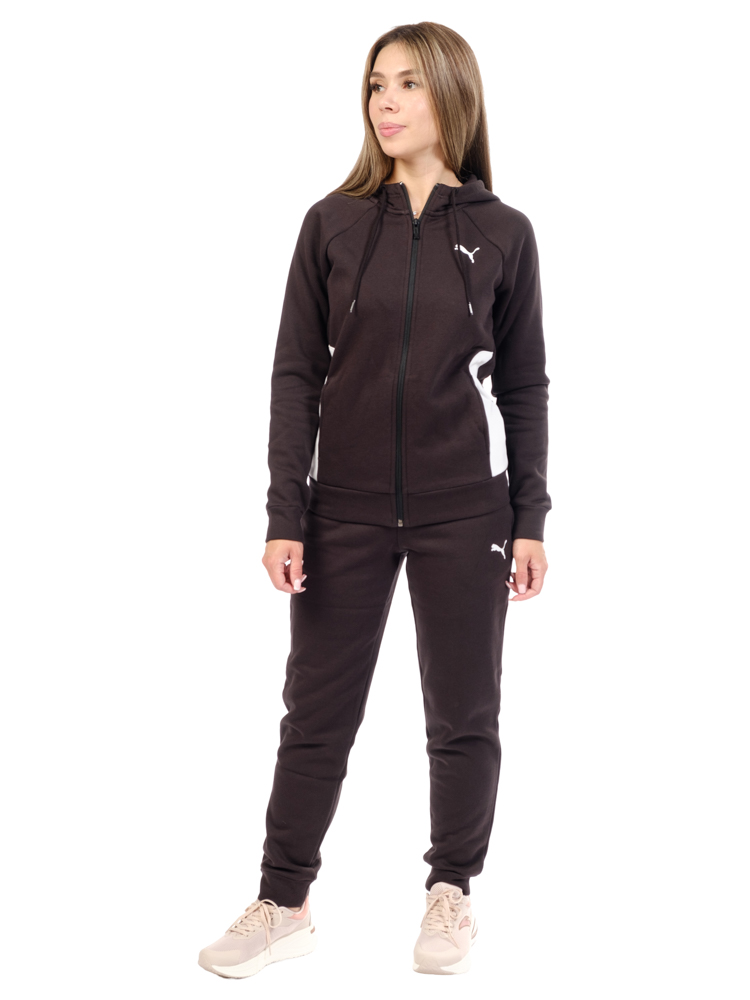 Костюм женский Puma Classic Hooded FL черный