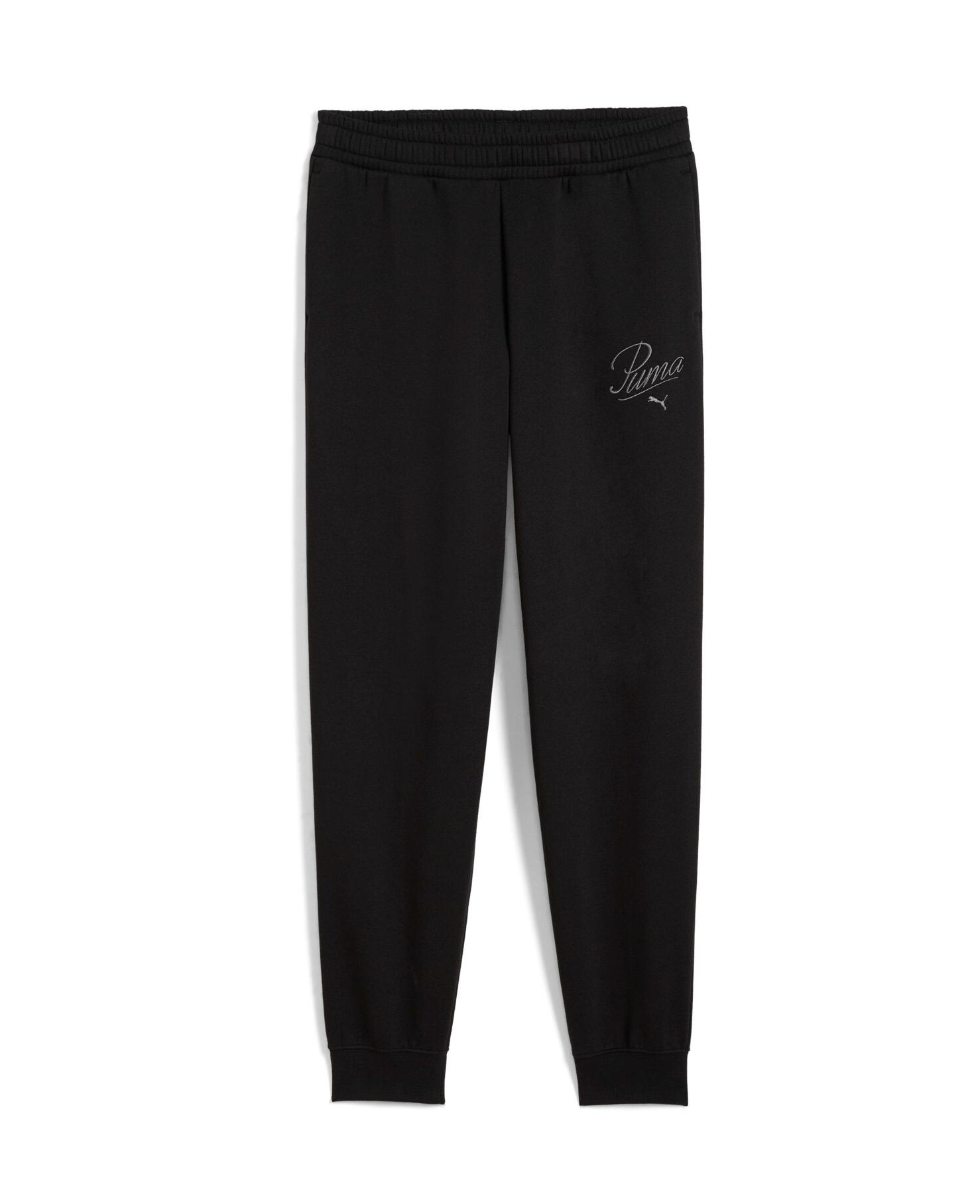 Брюки детские Puma ESS Script Sweatpants FL G чёрный