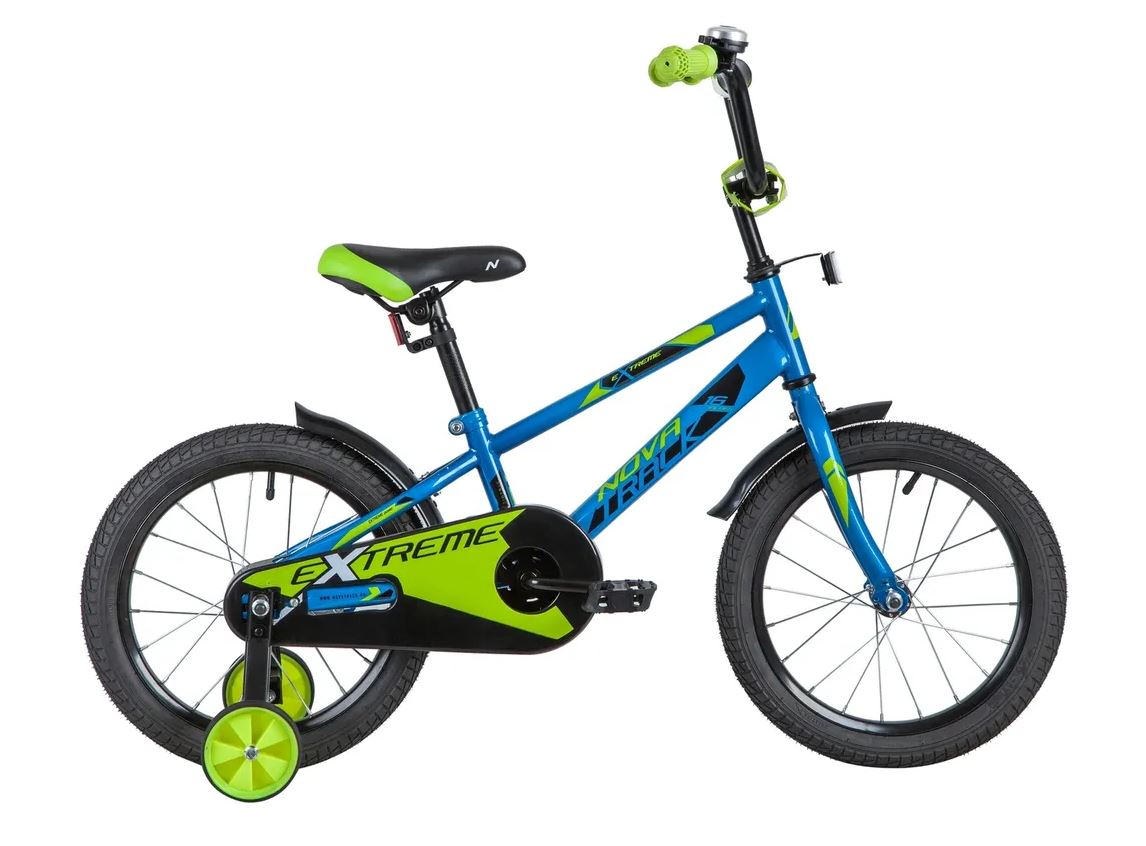 Велосипед детский Novatrack 16 Extreme, синий