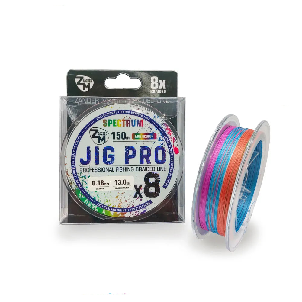 Шнур ZanderMaster JIG PRO 8x 0,27 150m multi