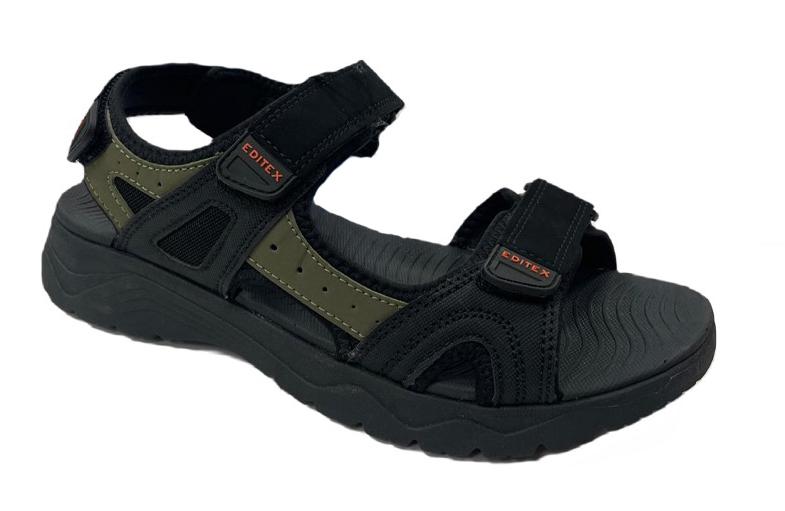 Сандалии мужские Editex S2206-9 черный/хаки
