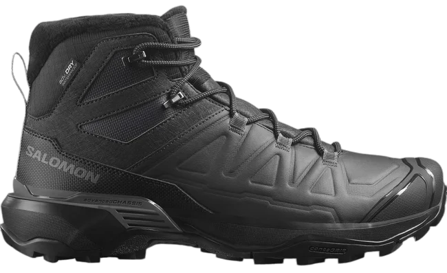 Ботинки мужские Salomon X Ultra Snowpilot WP black/phantom