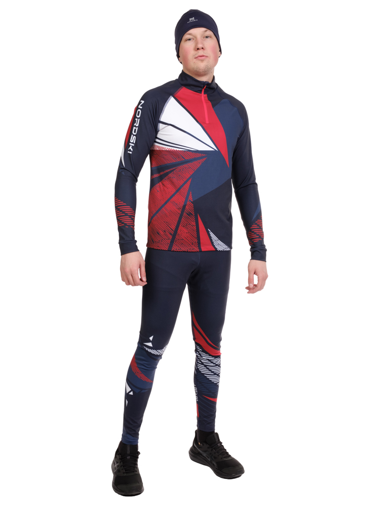 Костюм мужской NordSki Heat blue/red