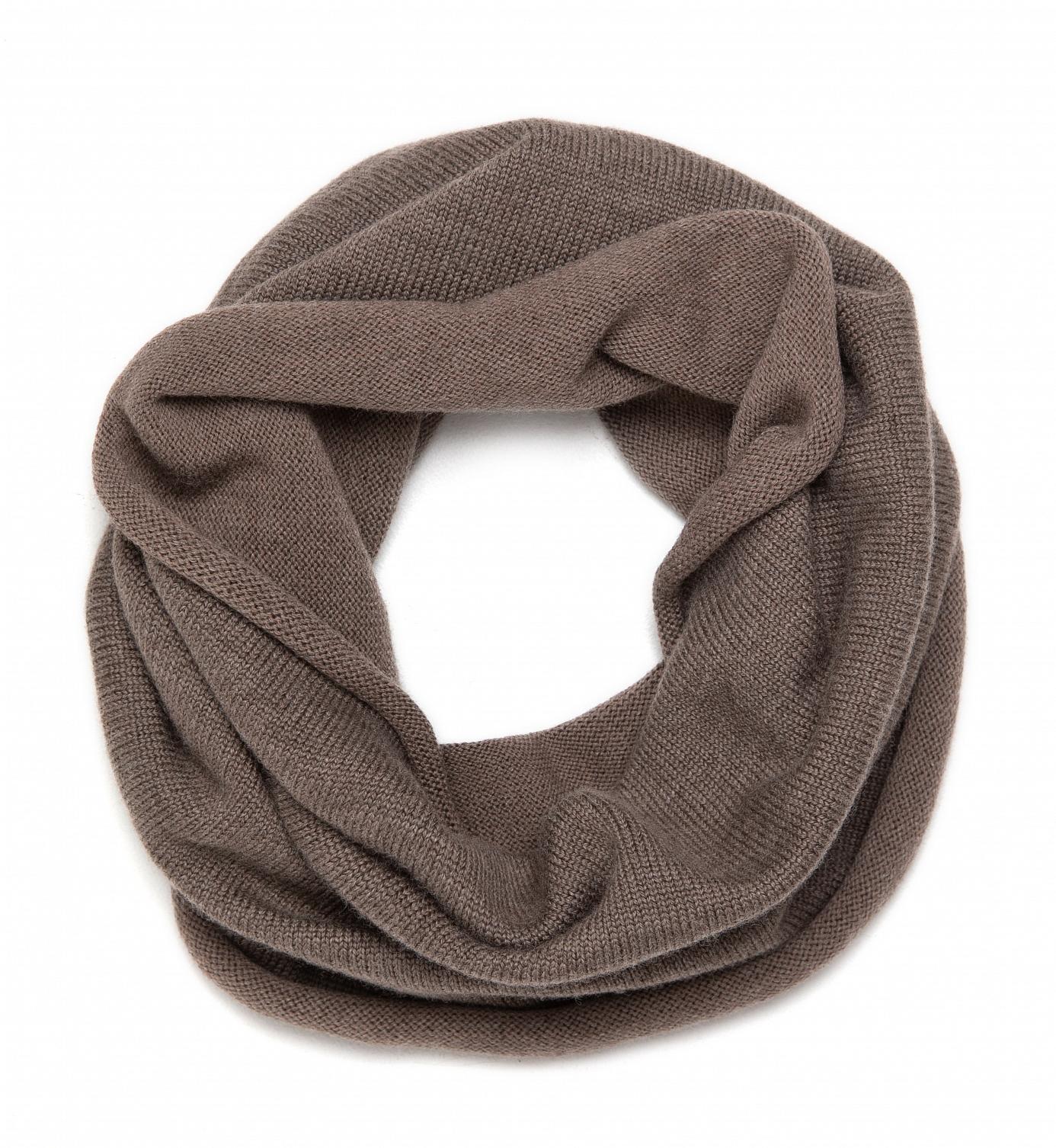 Шарф-снуд Norveg светло-коричневый меланж