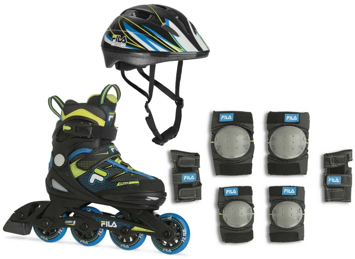 Коньки роликовые детские Fila J-One Combo 3 Set
