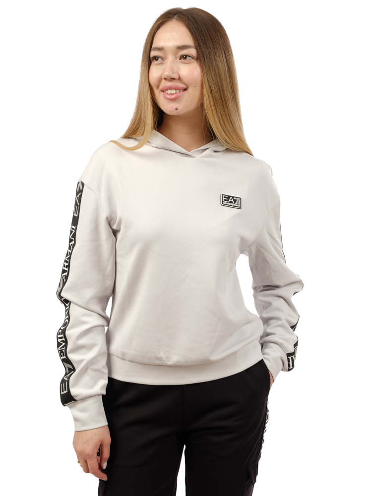Толстовка женская EA7 Emporio Armani 3DTM32 grey
