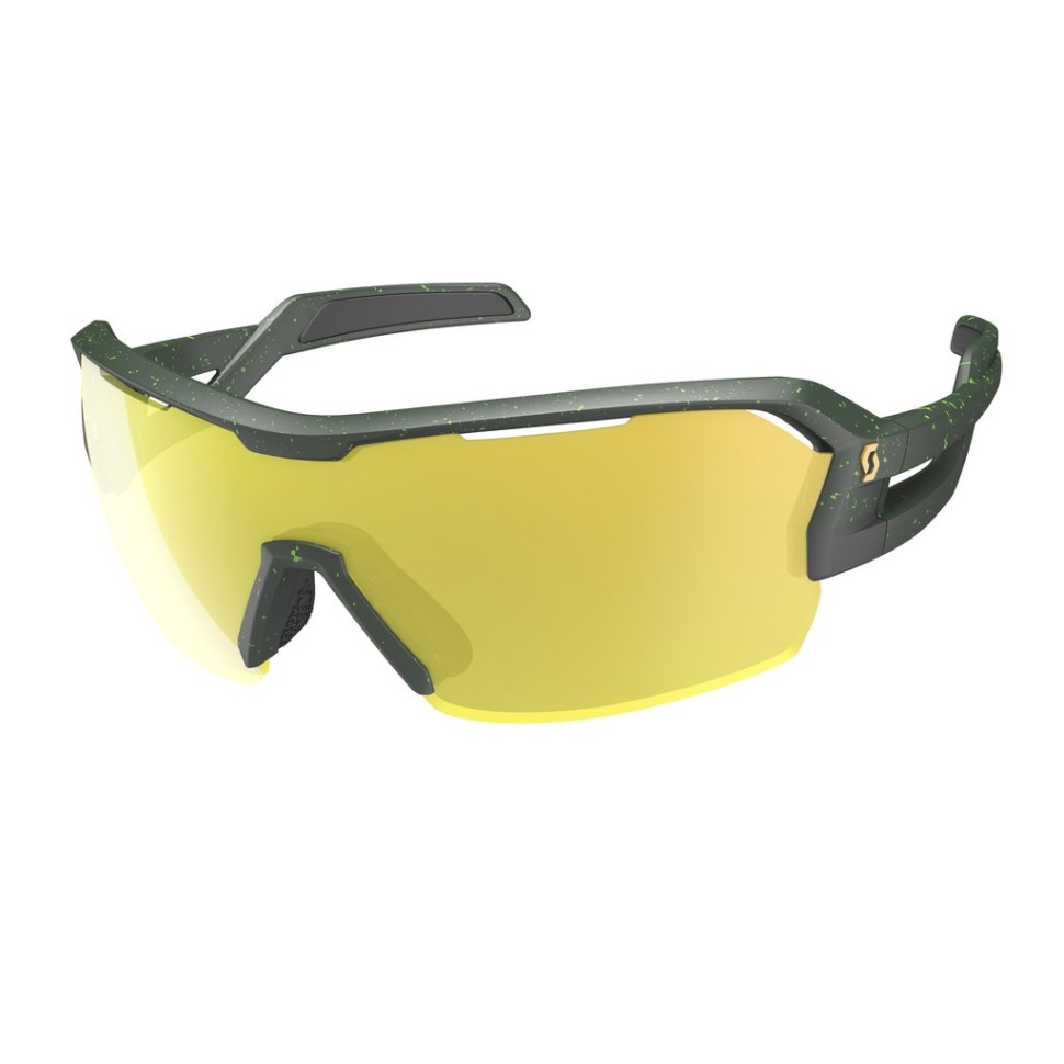Очки Scott Spur black/yellow gold chrome