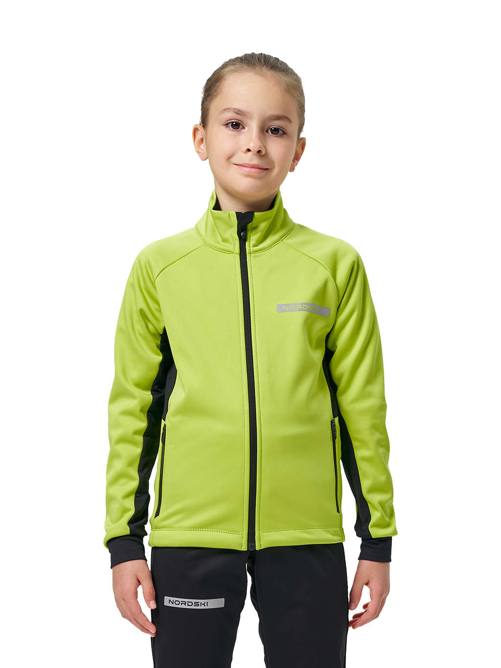 Куртка детская Nordski Core lime/black