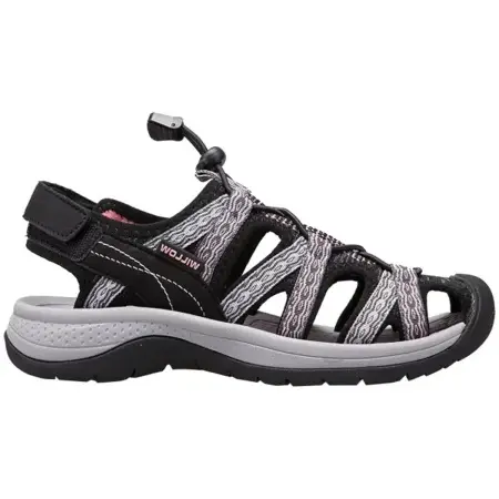 Сандалии женские Editex Willow черный/розовый