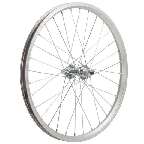 Колесо переднее 20" обод алюминиевый двойной, v-brake