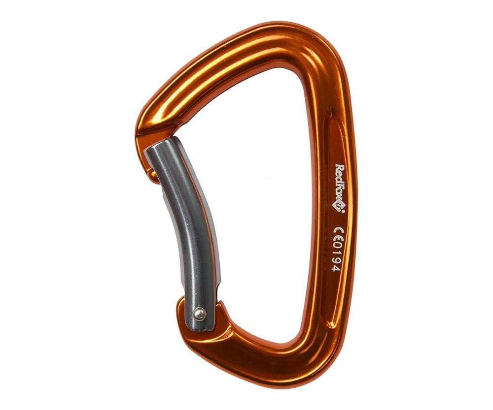 Карабин Red Fox алюминиевый с кейлоком RF AK-12099 Bent