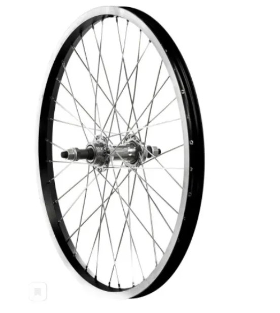 Колесо заднее 20" обод алюминиевый двойной, v-brake под трещетку