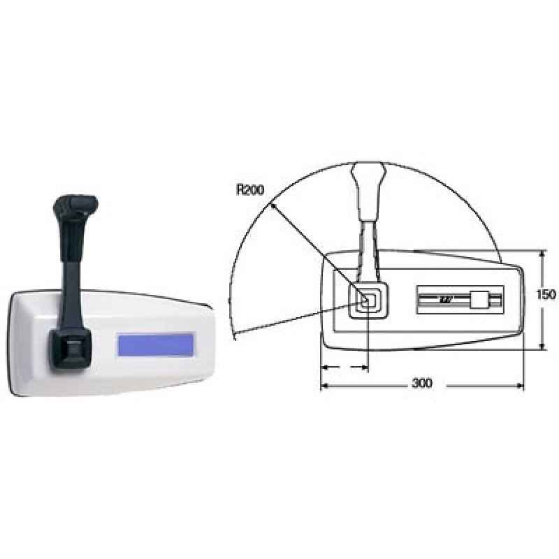 Привод дистанц управления газом и реверсом