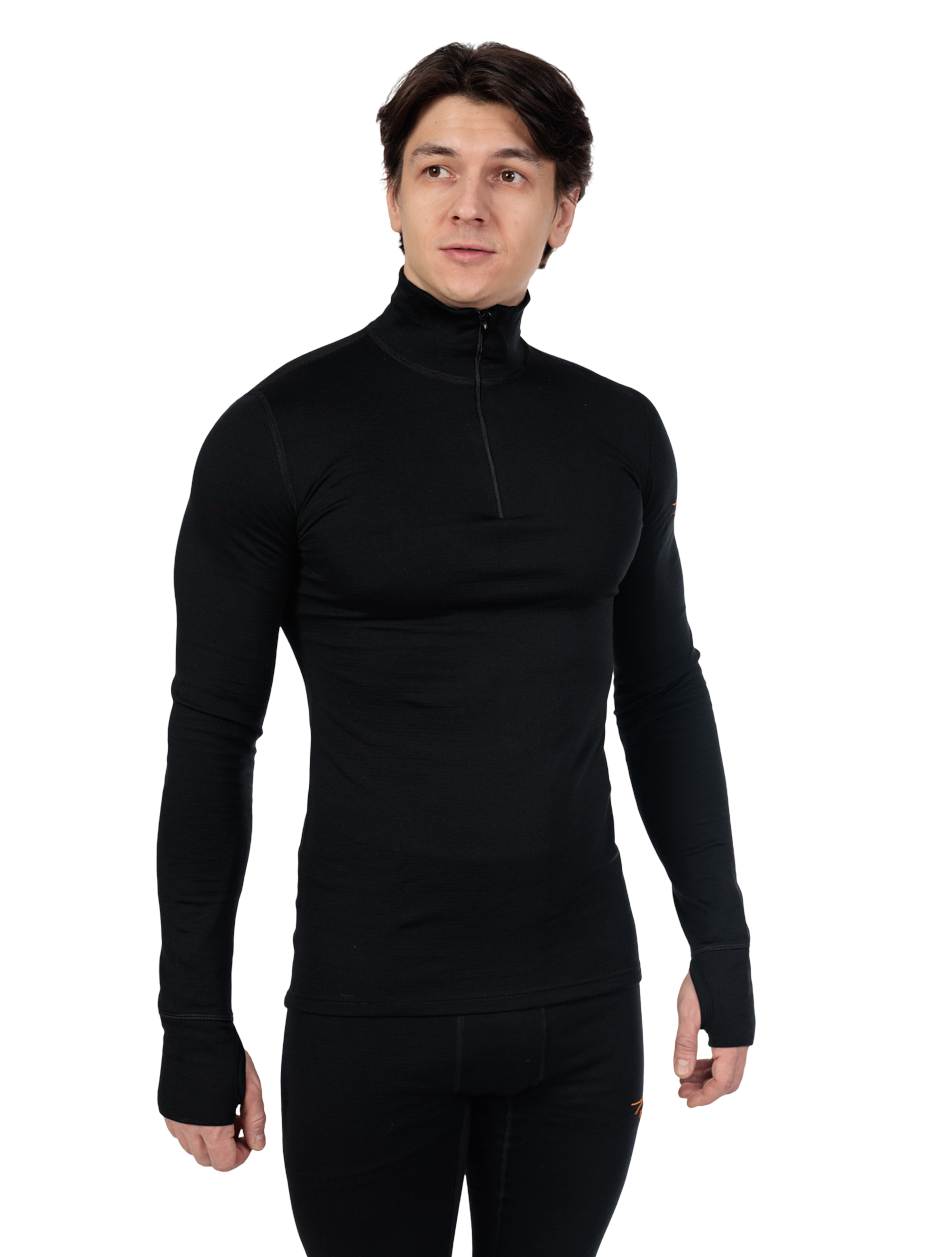 Термобелье кофта мужская Norveg Hunter с высоким воротом